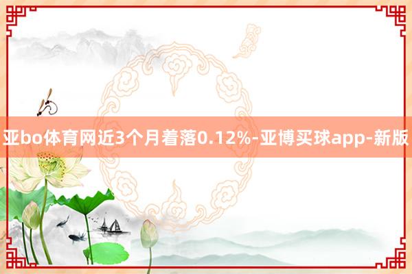 亚bo体育网近3个月着落0.12%-亚博买球app-新版