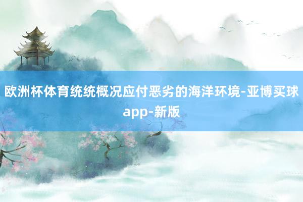 欧洲杯体育统统概况应付恶劣的海洋环境-亚博买球app-新版